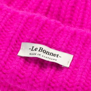 Beanie mit Logo in Poppy Pink