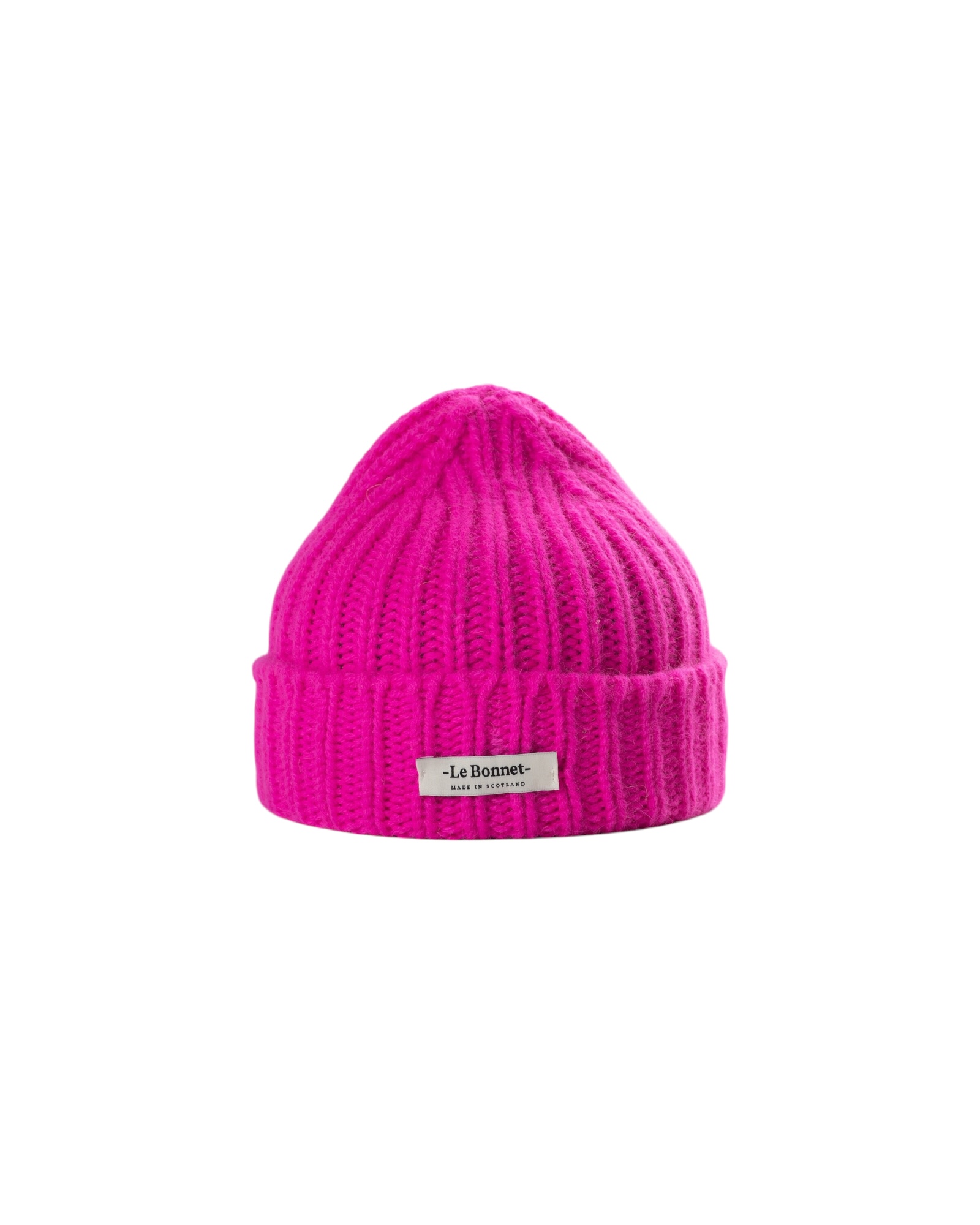 Beanie mit Logo in Poppy Pink