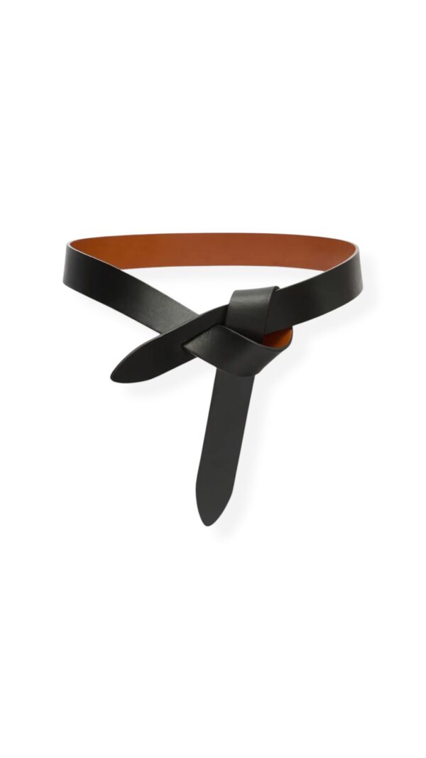Gürtel Lecce in black cognac