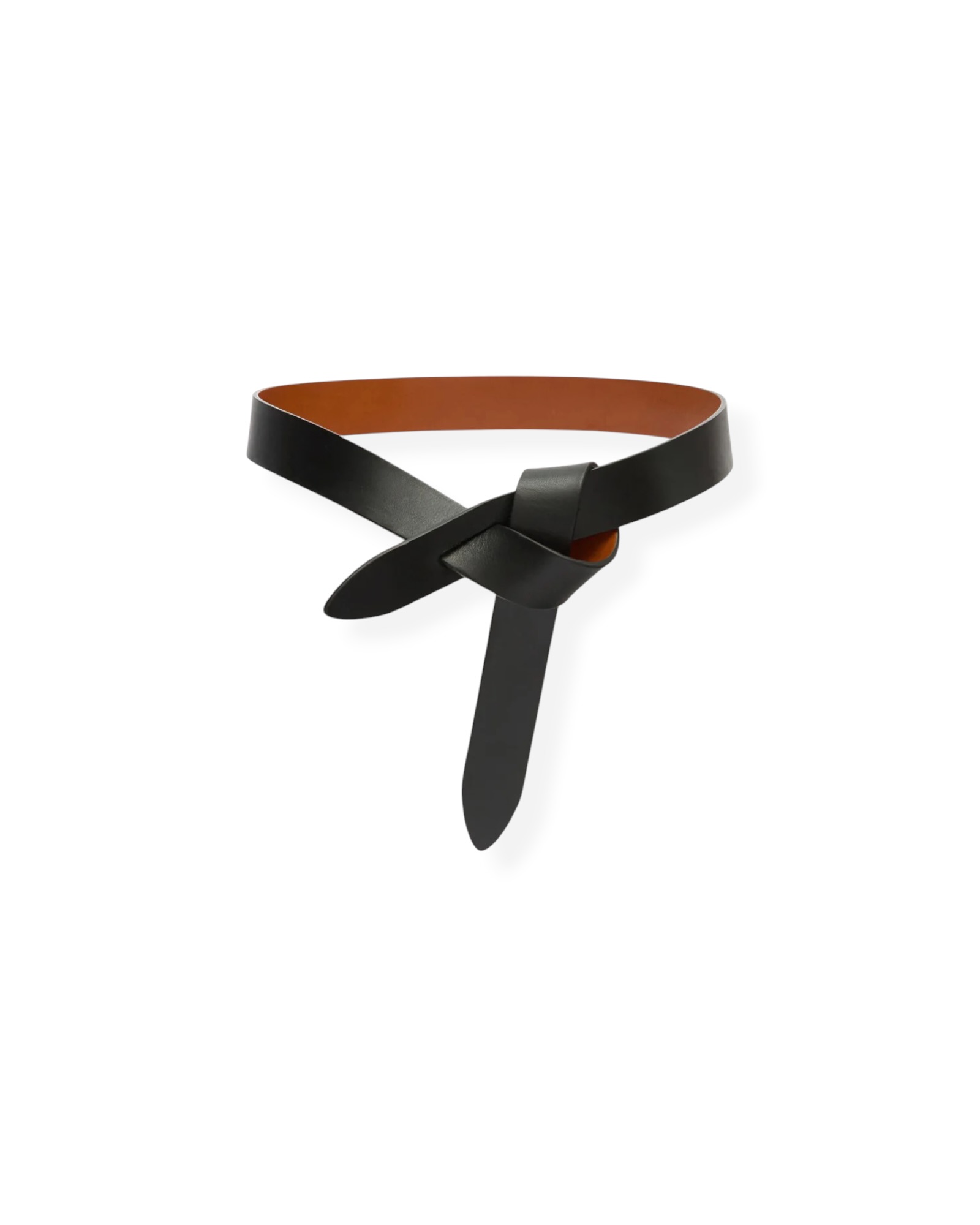 Gürtel Lecce in black cognac