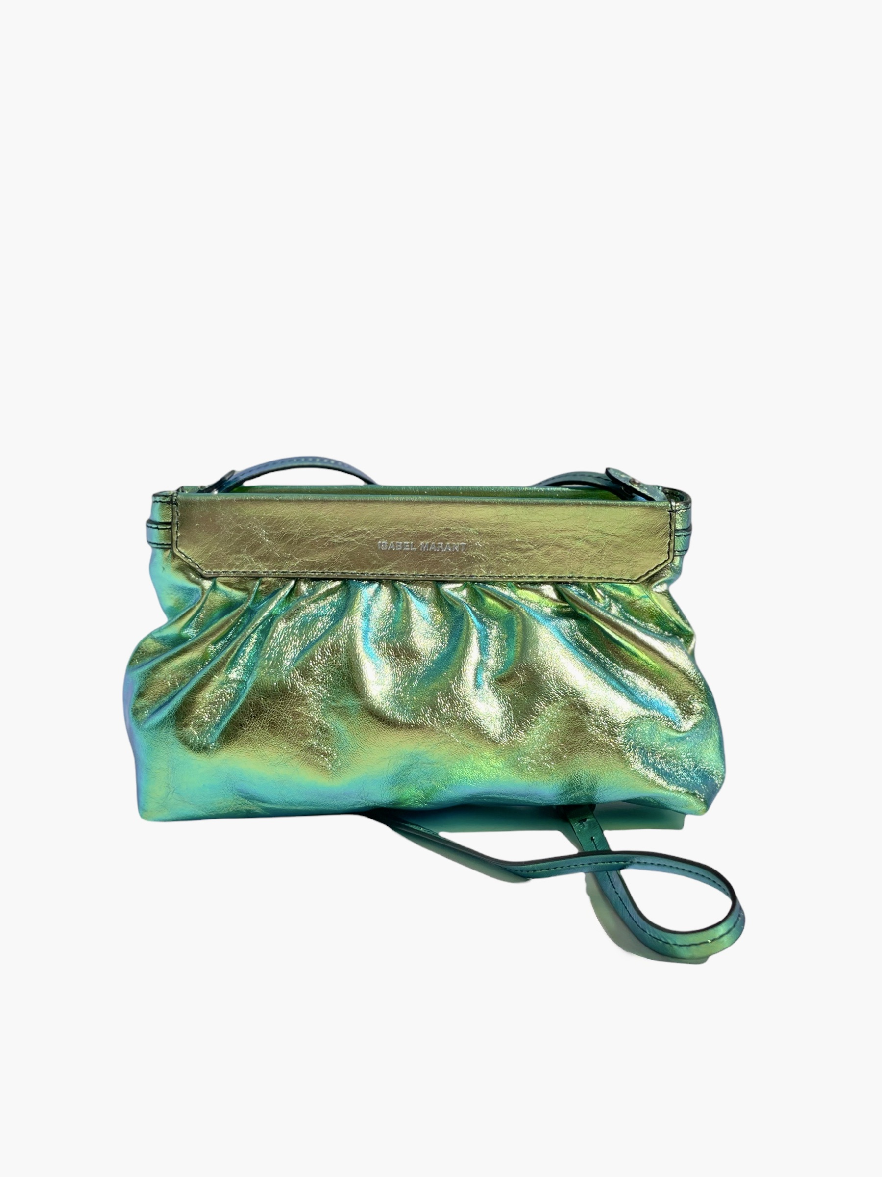Mini-Bag, Luzes, green, metallic, Isabel Marant