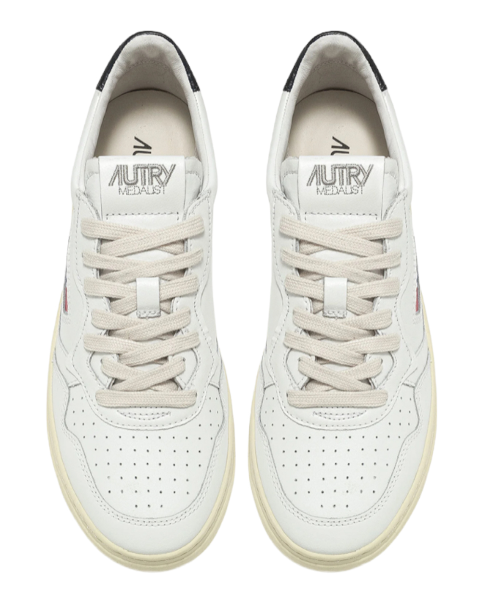 Medalist, Low, Sneaker, Man, White-Black, Autry