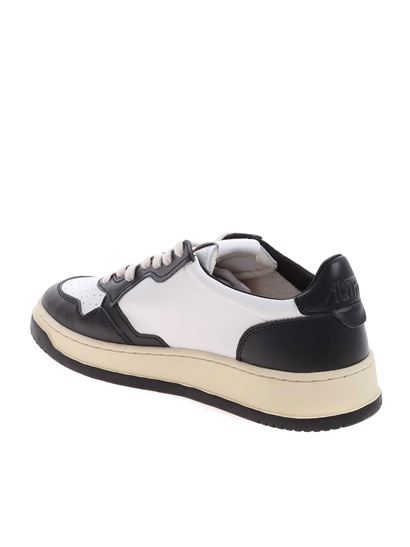 Sneaker, Medalist, low, leather, Black/White AUTRY, AULW/WB01