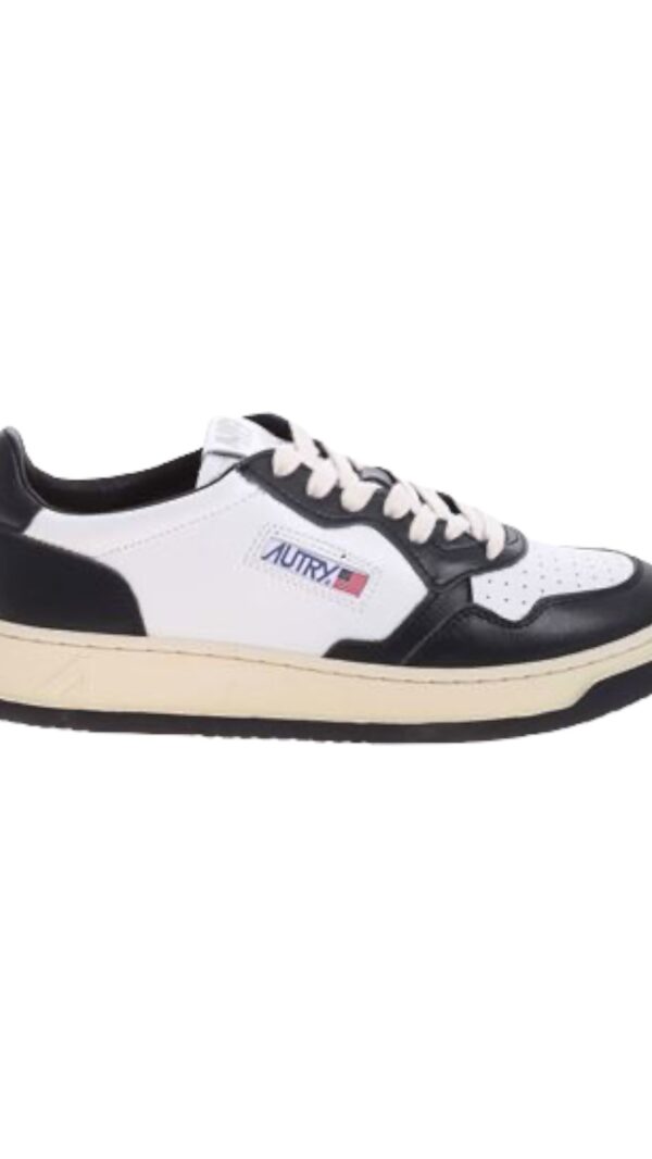 Sneaker Medalist low leather Black/White , Sneaker, Medalist, low, leather, black&white, A12IAULWWB01