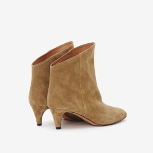 Ankle Boots, Dripi, Isabel Marant, Suede, Taupe, BO0877-22A017S