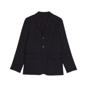 Blazer three buttons AMI PARIS, Three buttons jacket, AMI PARIS, black, Blazer, UVB600.285001