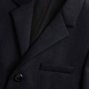 Blazer three buttons AMI PARIS, Three buttons jacket, AMI PARIS, black, Blazer, UVB600.285001