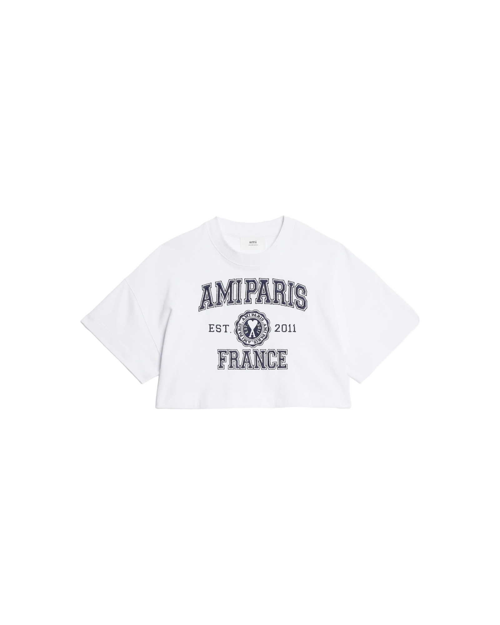 T-Shirt cropped France AMI PARIS, France, AMI PARIS