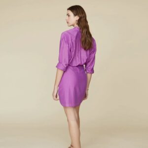Kleid Arly Purple Sapphire XIRENA, cotton silk, Arly, Xirena