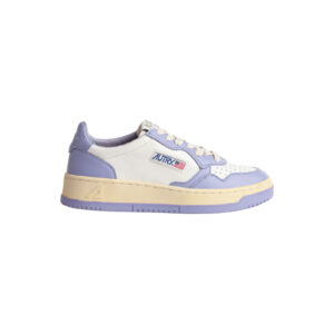 Sneaker Medalist low leather White/Lavender AUTRY, Autry, Medalist