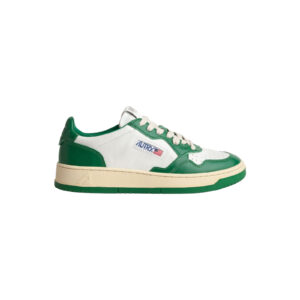 Sneaker Medalist low leather White/Green AUTRY, Medalist, Autry,