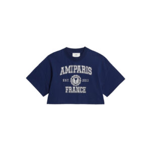 Cropped-T-Shirt Cœur Sacré  AMI PARIS, AMI PARIS, FTS009.726491