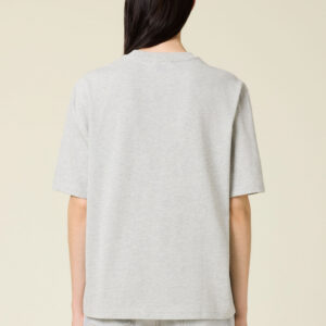 T-Shirt Ami De Coeur mid grey, AMI PARIS,