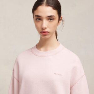Sweatshirt fade out AMI in Nude Pink, AMI PARIS, USW016.JE0052679