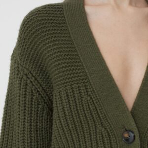 Cardigan heavy knit in olive, Closed, C96912-94T-22-116