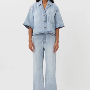 Jeans Hemd Ina in washed Blue, CAMILLA AND MARC,