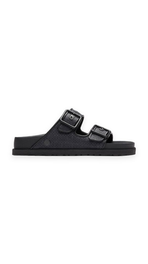 Sandale 1774 Arizona Raffia in Black, 1774 Birkenstock,