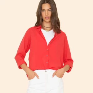 Bluse BEAU in Rot, XIRENA