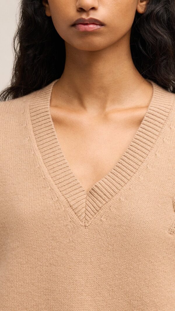 Pullover AMI DE COEUR in Camel, AMI PARIS, Pullover AMI DE COEUR in Camel, AMI PARIS,