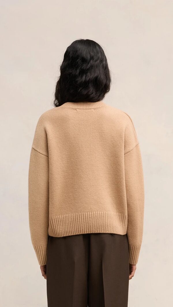 Pullover AMI DE COEUR in Camel, AMI PARIS, Pullover AMI DE COEUR in Camel, AMI PARIS,
