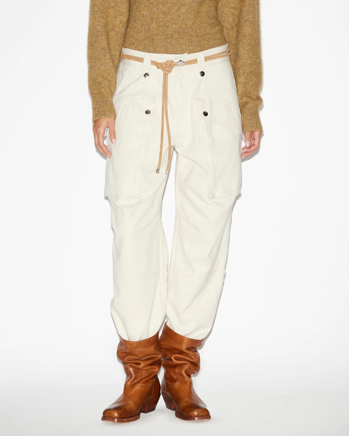 Hose JANNIK in Ecru, MARANT ETOILE