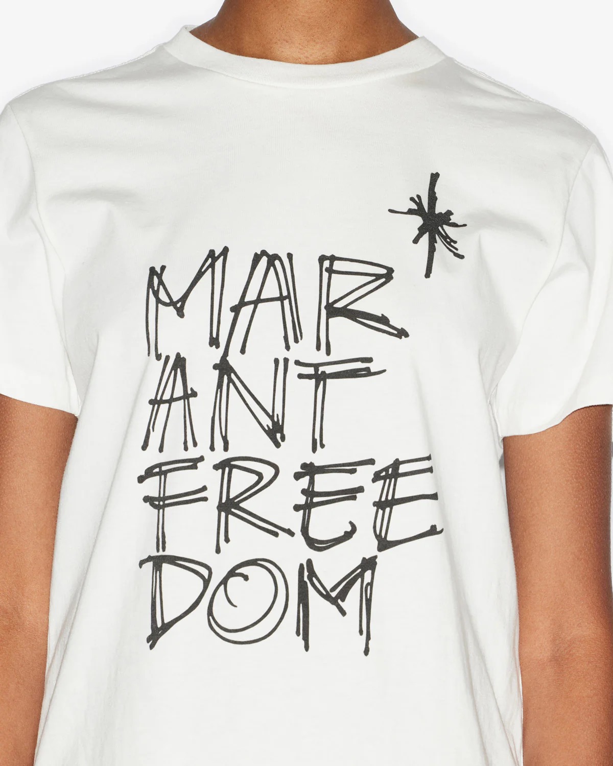 T-Shirt ZOELINE in White, MARANT ETOILE