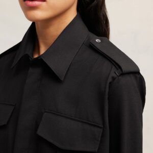 MILITARY-HEMD in Black, AMI PARIS