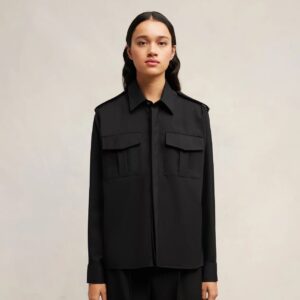 MILITARY-HEMD in Black, AMI PARIS