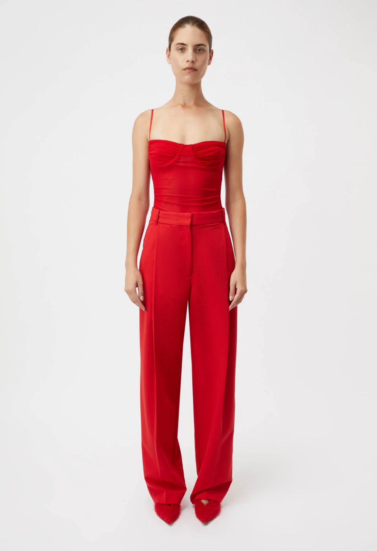 Bodysuit Majorelle in Rot, CAMILLA AND MARC,