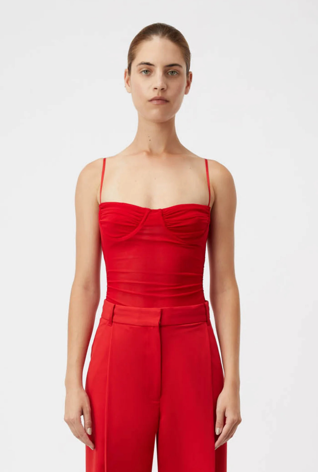 Bodysuit Majorelle in Rot, CAMILLA AND MARC,