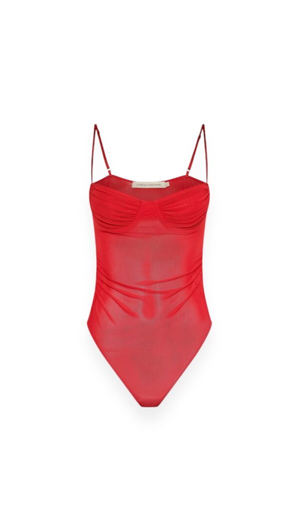 Bodysuit Majorelle in Rot, CAMILLA AND MARC,