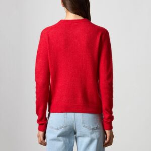 Pullover CASHMERE AND SILK in Rot, ROBERTO COLLINA