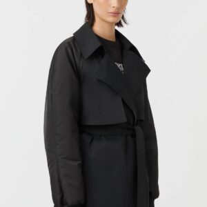 Trench Coat Emmerson in Black, CAMILLA AND MARC,