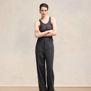 Hose LARGE-FIT in Anthrazit, AMI PARIS,