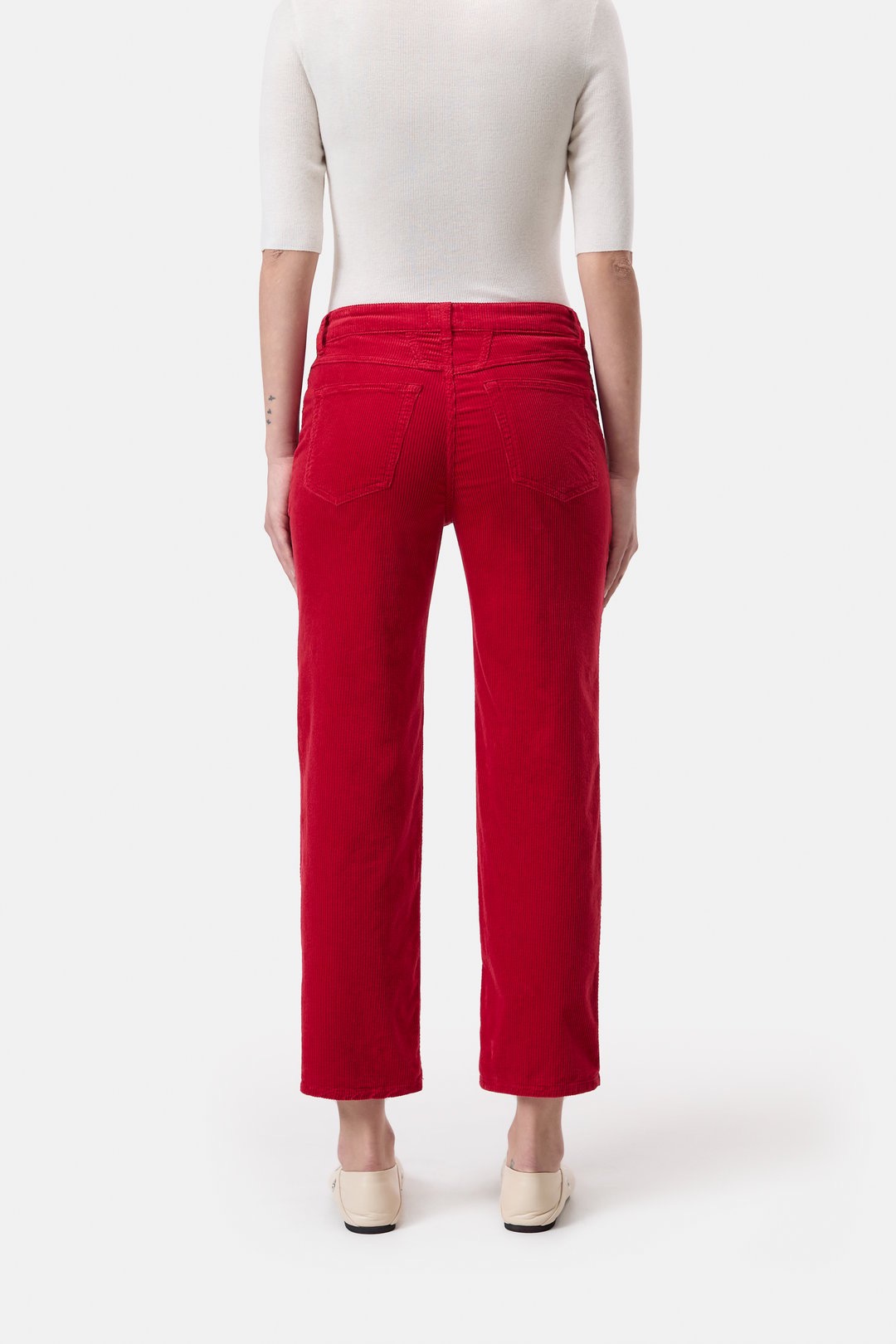 Cordhose MILO in Red, CLOSED