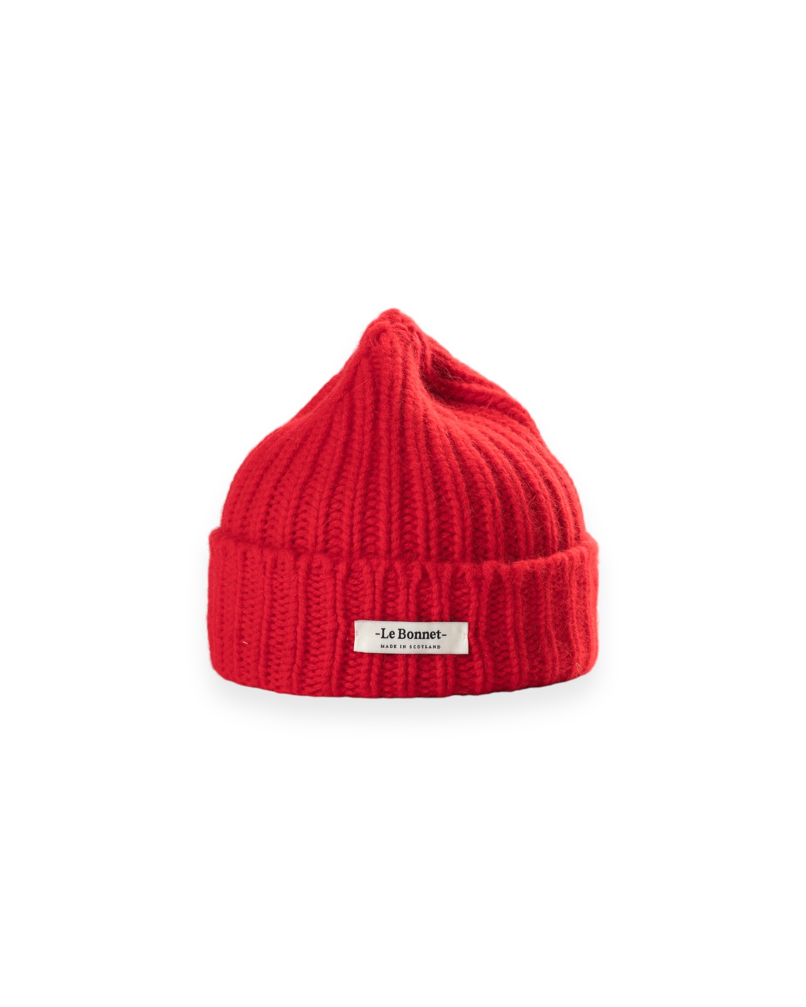 Beanie mit Logo in Rot, LE BONNET