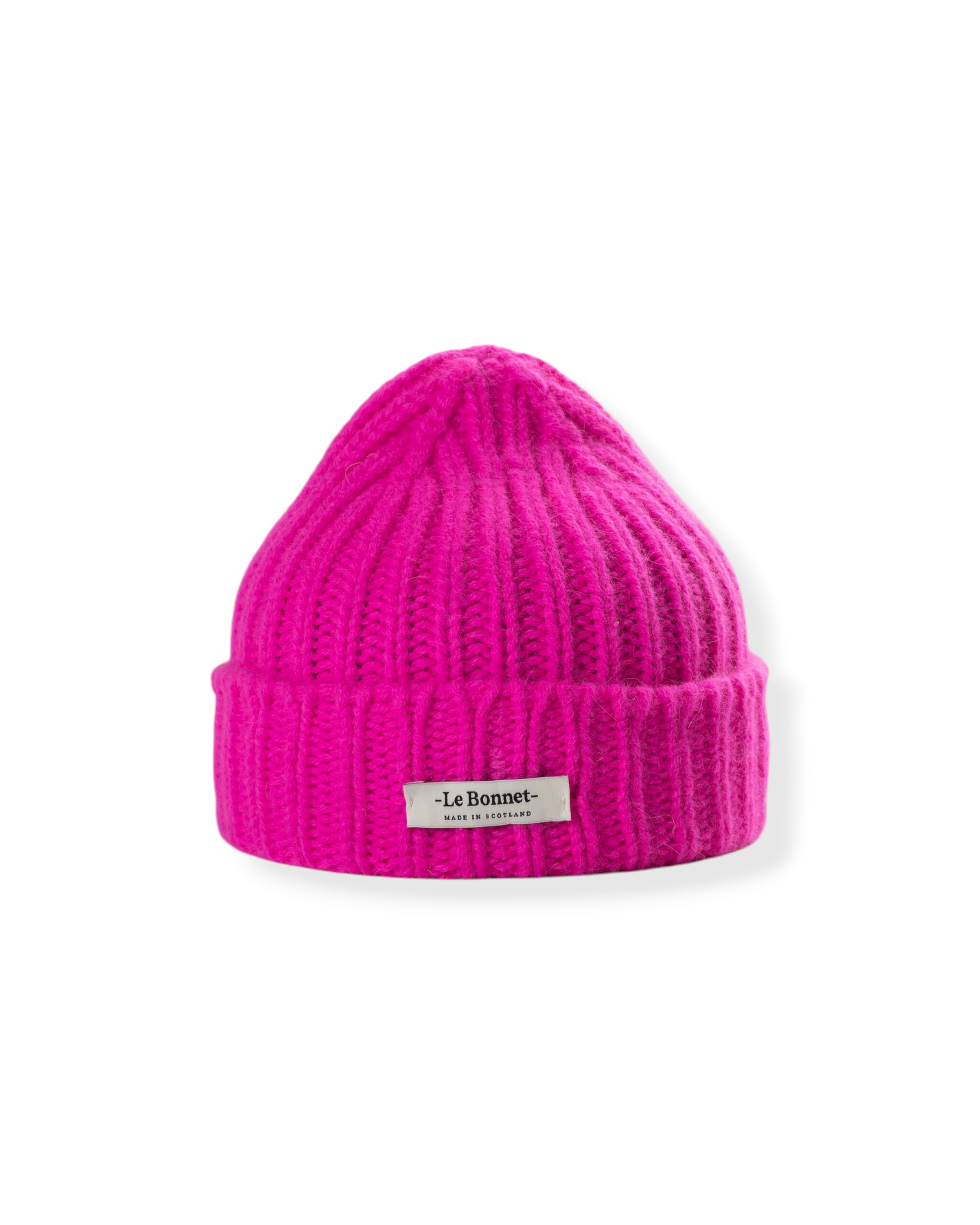Beanie mit Logo in Poppy Pink