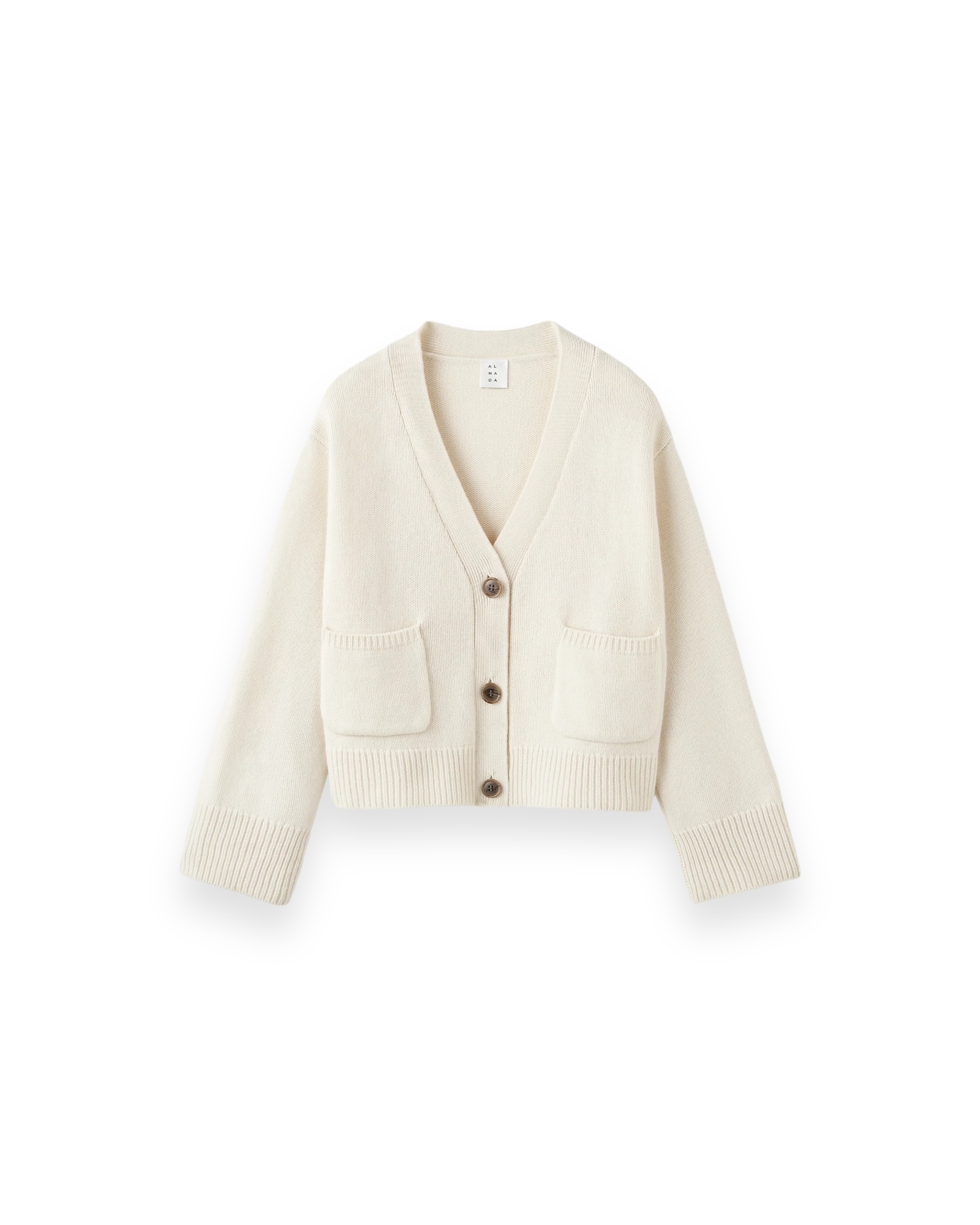 Cardigan BEJA in Cream, ALMADA LABLE,