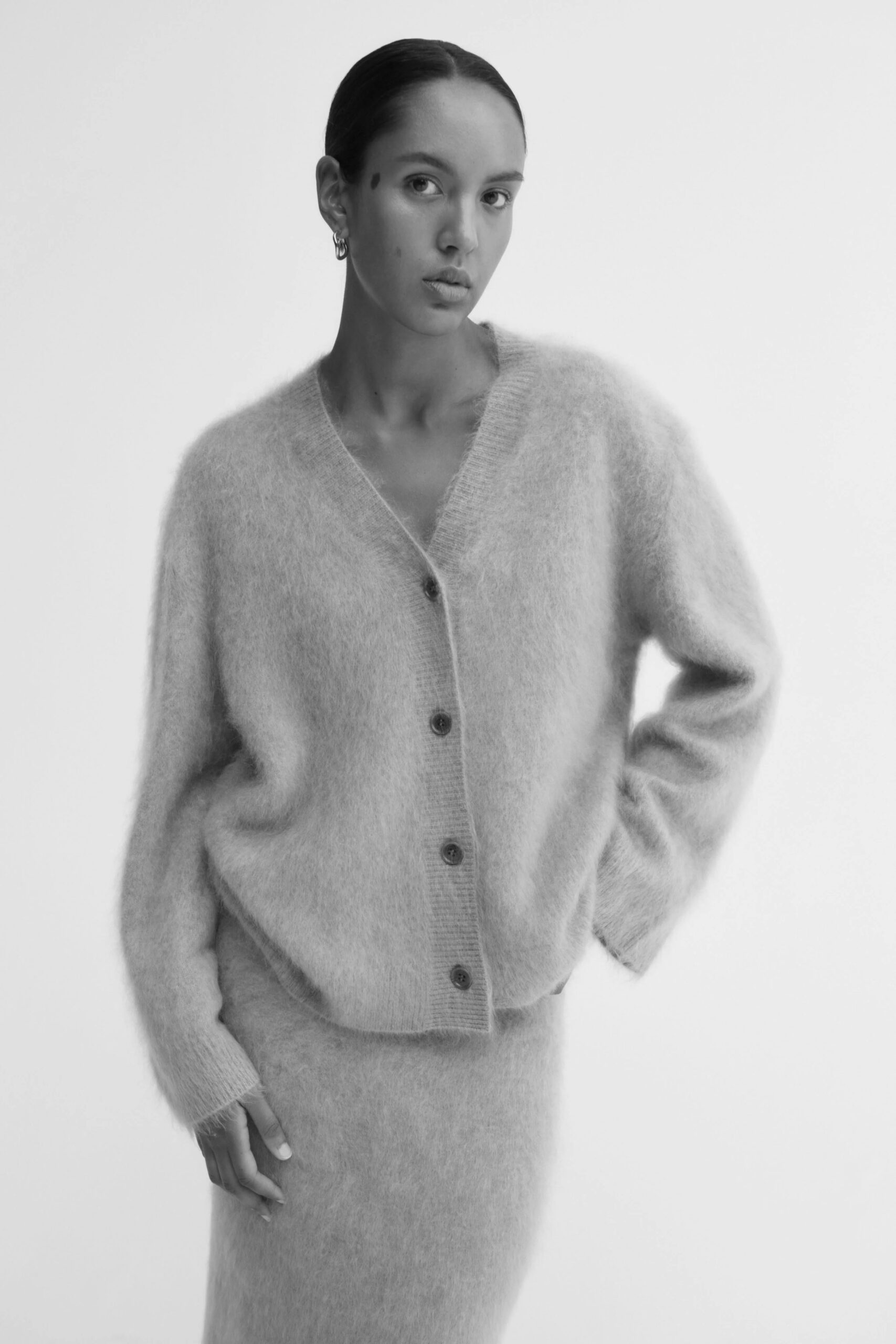 Cardigan MACY in Cream, ALMADA Label,