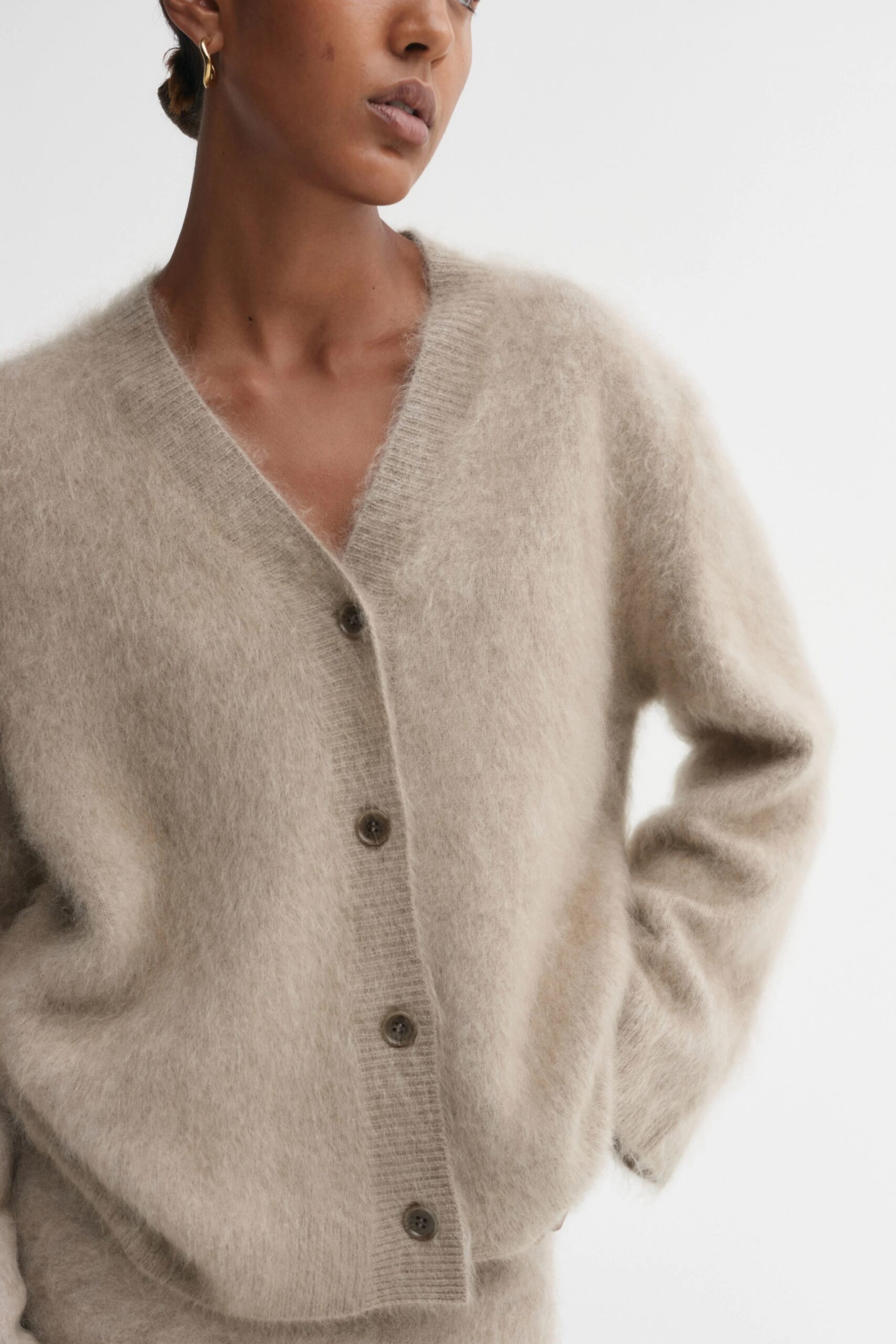 Cardigan MACY in NOUGAT, ALMADA Label,