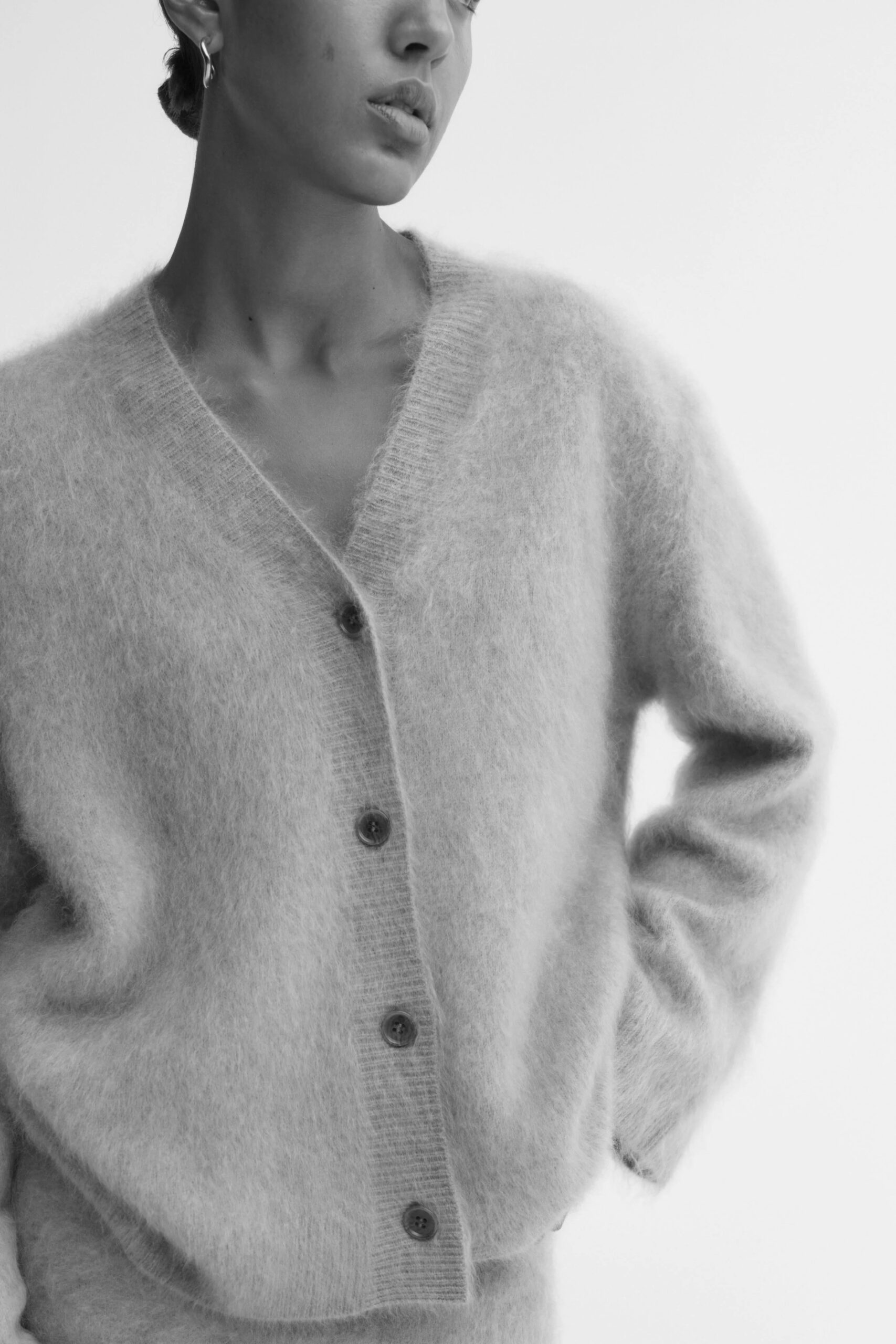 Cardigan MACY in Cream, ALMADA Label,