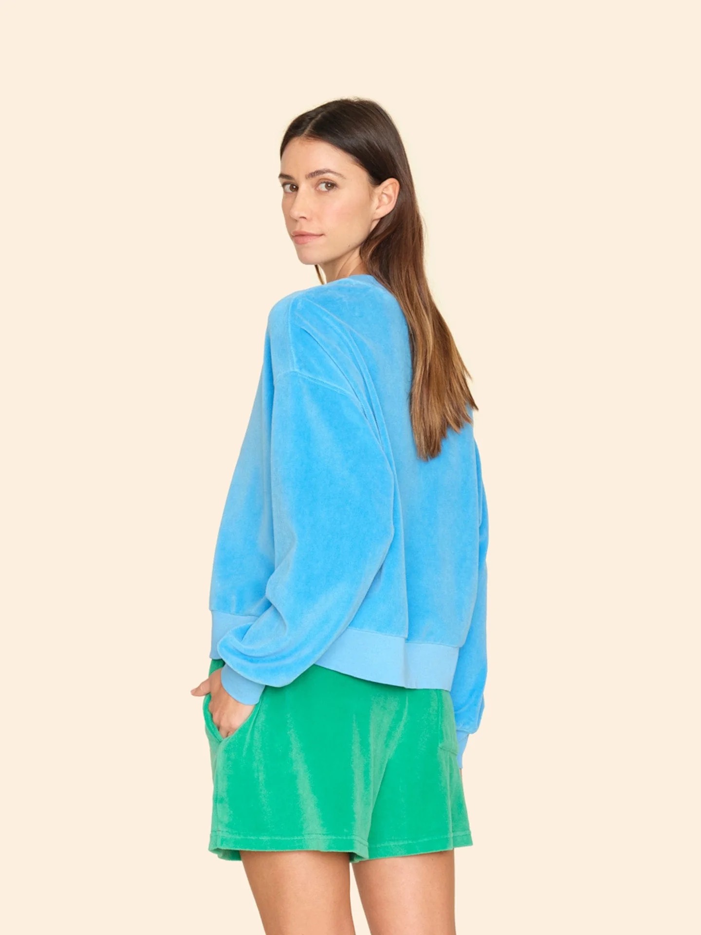 Sweatshirt HUXLEY in Pier Blue, XIRENA