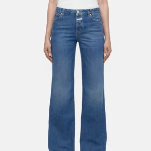 Wide Leg Jeans in mid blue, Gillian, CLOSED