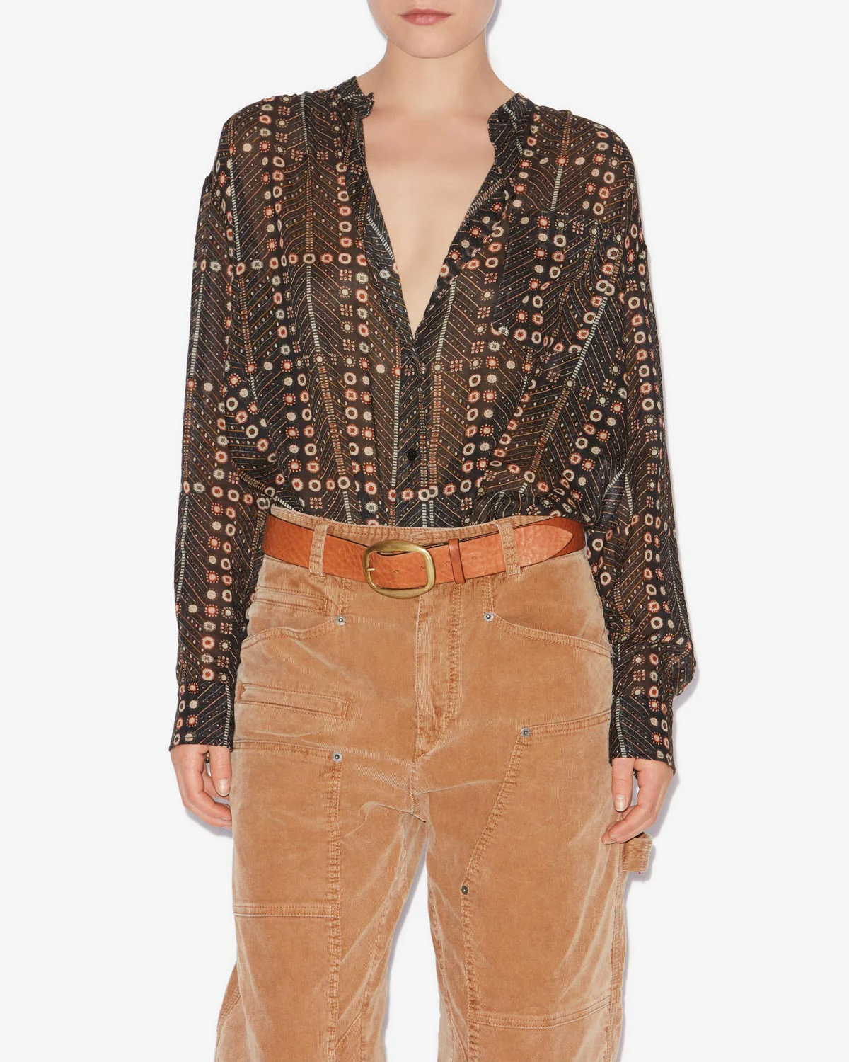 Bluse MEXIKA in Faded Black, MARANT ETOILE, ISABEL MARANT