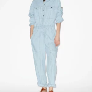 Jumpsuit VALENA in Hellblau, MARANT ETOILE, ISABEL MARANT