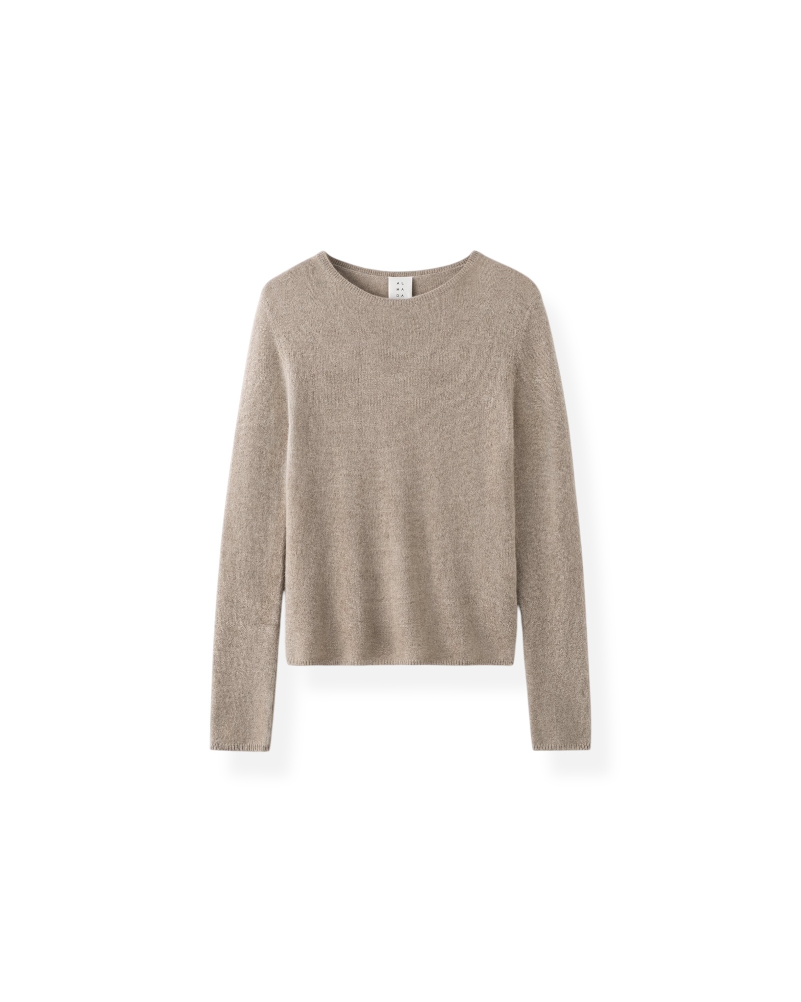 AWA Crewneck Sweater in NOUGAT, ALMADA LABLE,