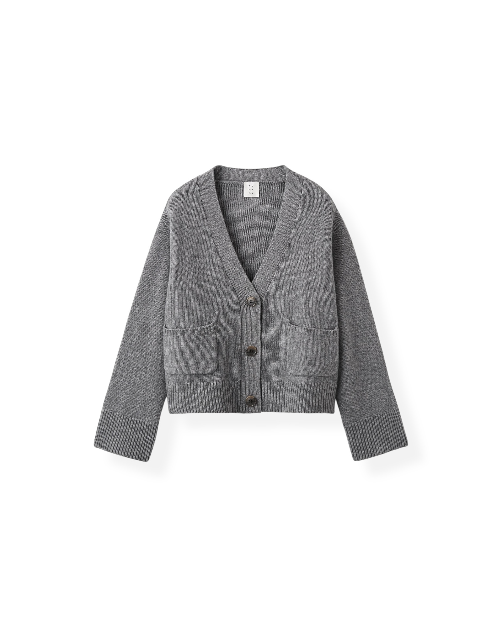 Cardigan BEJA in Grey, ALMADA LABLE,