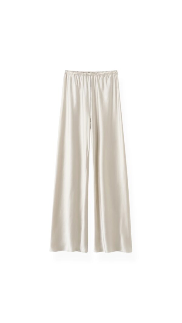 BIAS Satin Pants in PEARL, ALMADA Label,