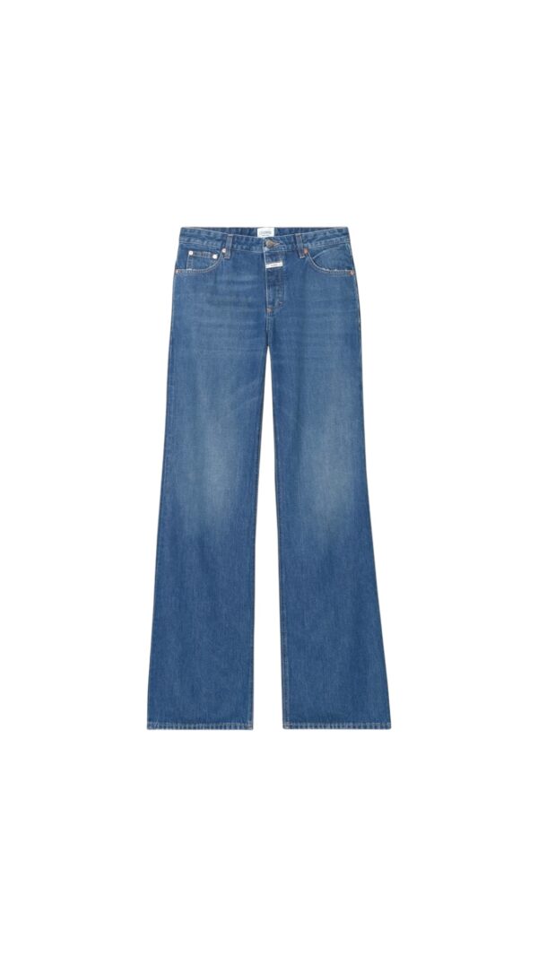 Wide Leg Jeans in mid blue, Gillian, CLOSED