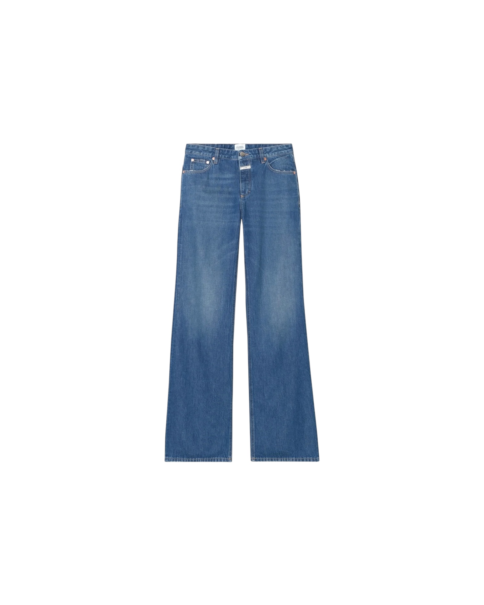 Wide Leg Jeans in mid blue, Gillian, CLOSED